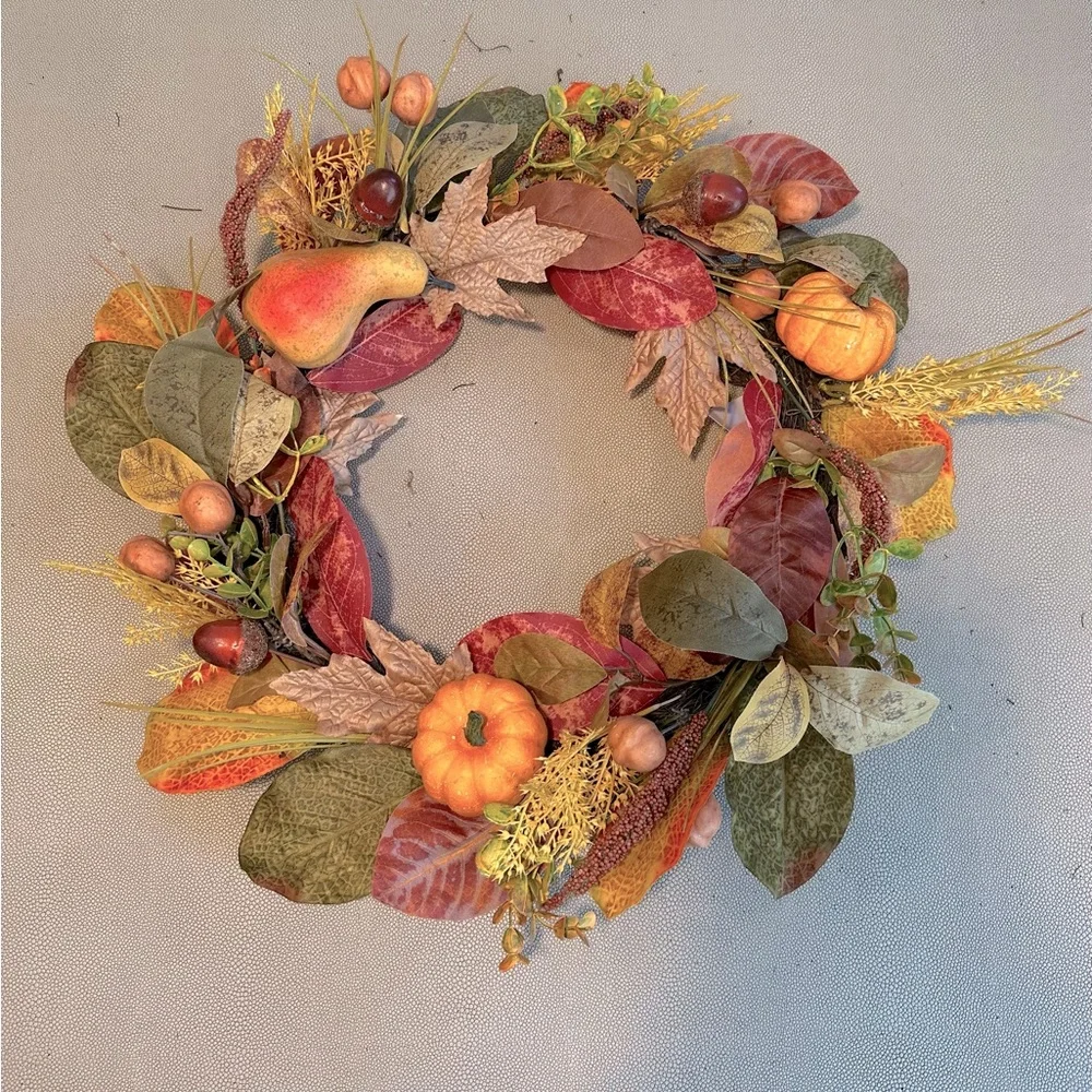 Chestnut Pumpkin & Leaves 22